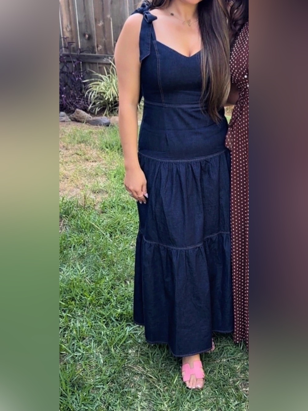 Jeans Midi Dress Blue